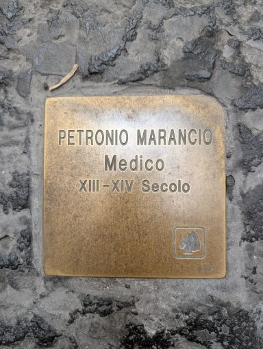 Petrono Marancio - Medico - XIII-XIV Secolo