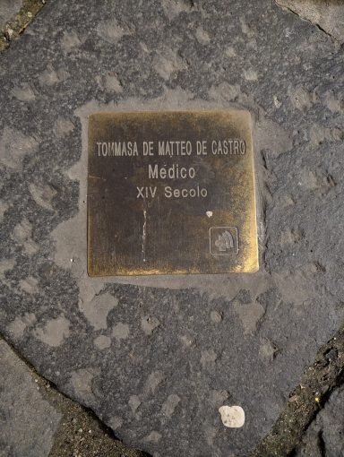 Tommasa de Matteo de Castro - Medico - XIV Secolo
