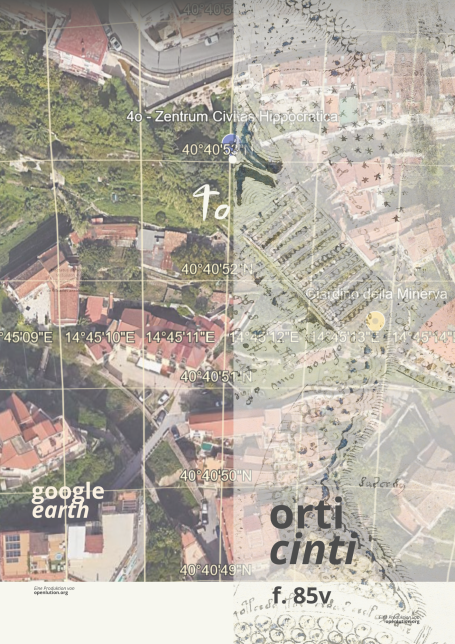 Voynich Rosette f85v findet ihre Geokoordinate Voynich Rosette f85v findet ihre Geokoordinate 40°40'53"N 14°45'12"E über Google Earth