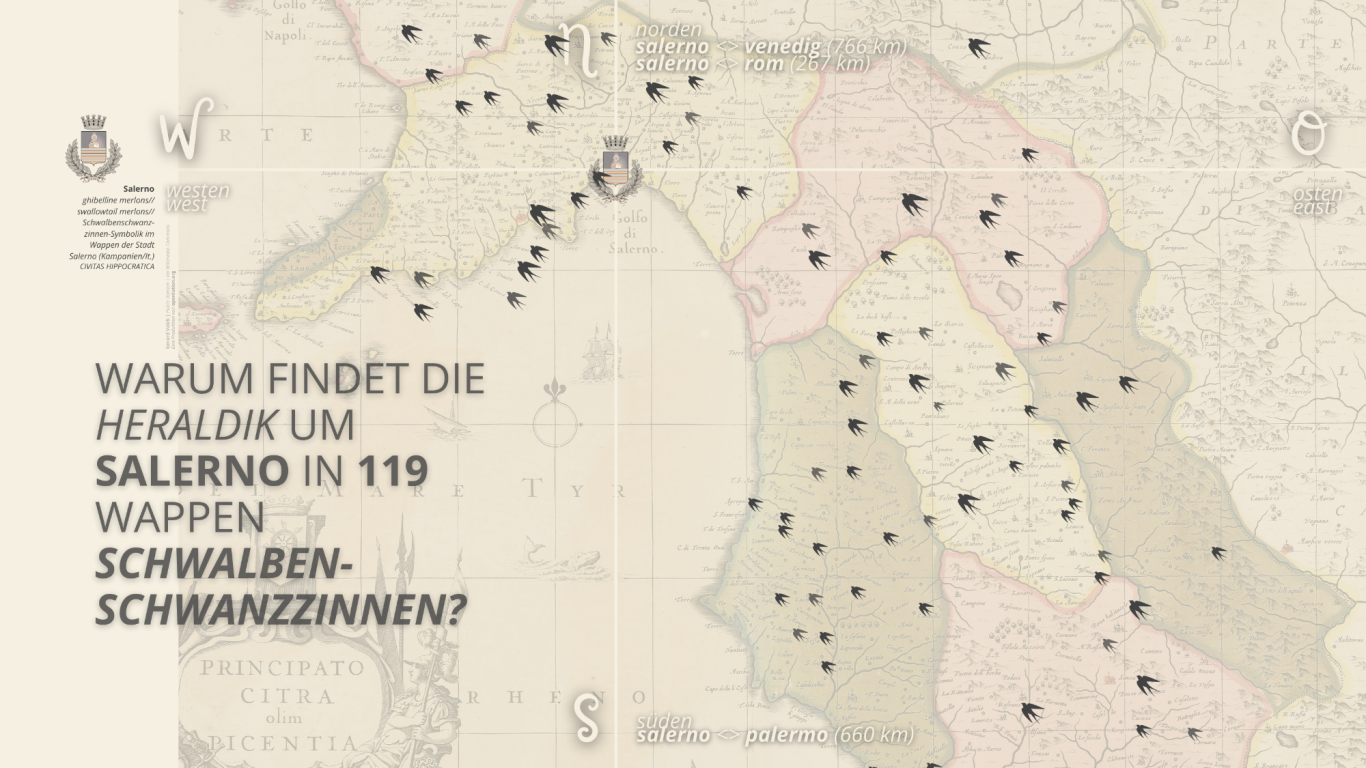 Blind Spot Salerno - Warum findet die Heraldik um Salerno in 119 Wappen Ghibeline Merlons? Blind Spot Salerno - Warum findet die Heraldik um Salerno in 119 Wappen Ghibeline Merlons?
