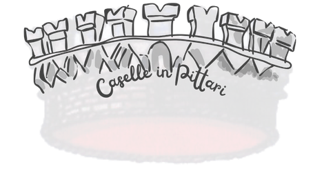 Wappen vom Ort: Caselle in Rittari Swallowtail Merlons | Schwalbenschwanzzinnen in Süditalien | Wappen vom Ort: Caselle in Rittari