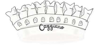 Wappen vom Ort: Caggiano Swallowtail Merlons | Schwalbenschwanzzinnen in Süditalien | Wappen vom Ort: Caggiano
