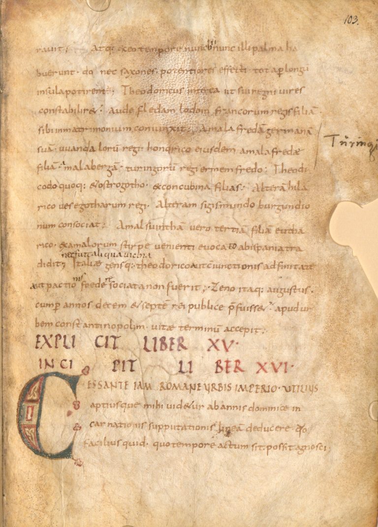 Paulus Diaconus - Historia Romana - BSB Clm 3516 Paulus Diaconus - Historia Romana - BSB Clm 3516