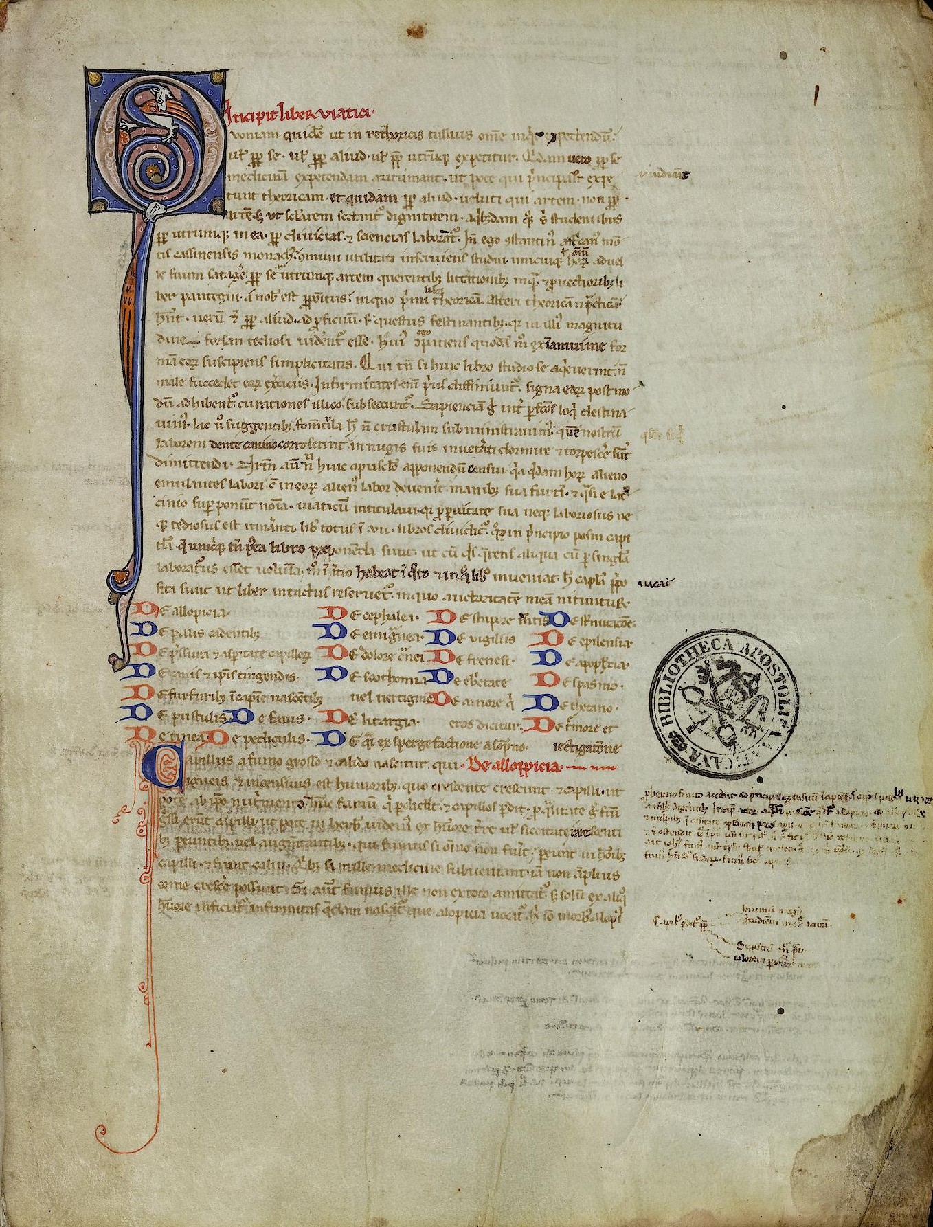 Bibliotheca Palatina — Pal. lat. 1161 Bibliotheca Palatina — Pal. lat. 1161