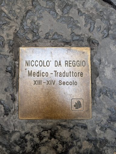Niccolo da Reggio - Medico - Traduttore - XIII-XIV Secolo