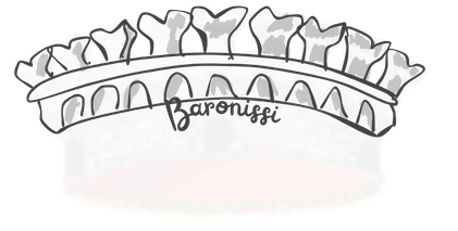 Wappen vom Ort: Baronissi Swallowtail Merlons | Schwalbenschwanzzinnen in Süditalien | Wappen vom Ort: Baronissi