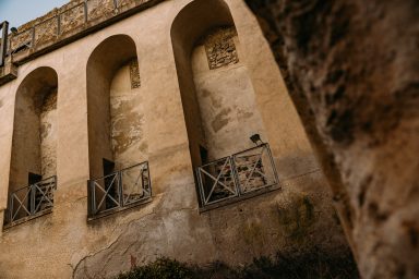 Castello di Arechi mit Zinnenresten