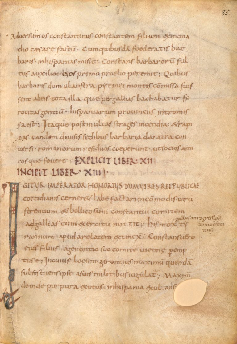 Paulus Diaconus - Historia Romana - BSB Clm 3516 Paulus Diaconus - Historia Romana - BSB Clm 3516