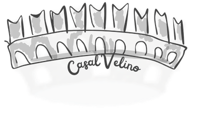 Wappen vom Ort: Casal Velino Swallowtail Merlons | Schwalbenschwanzzinnen in Süditalien | Wappen vom Ort: Casal Velino