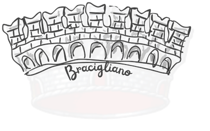 Wappen vom Ort: Bracigliano Swallowtail Merlons | Schwalbenschwanzzinnen in Süditalien | Wappen vom Ort: Bracigliano