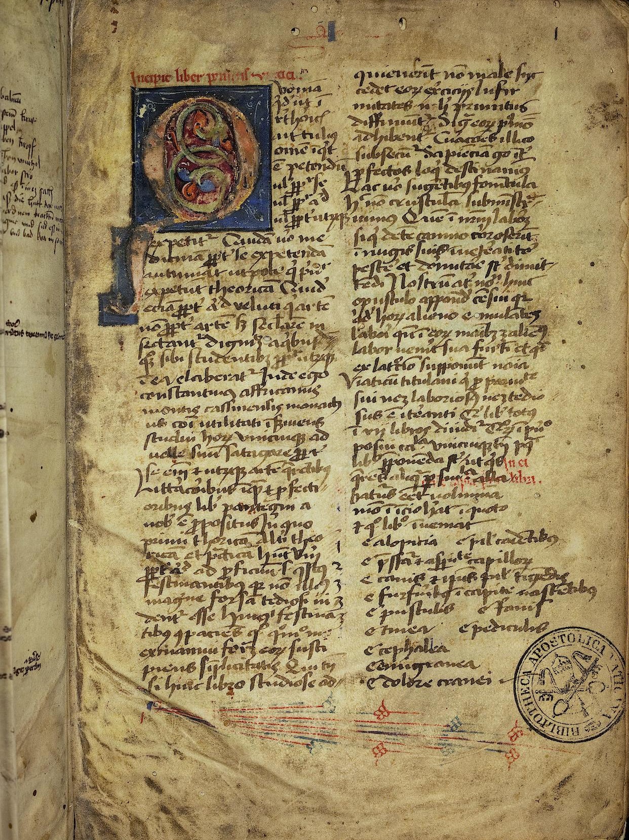 Bibliotheca Palatina — Pal. lat. 1162 Bibliotheca Palatina — Pal. lat. 1162