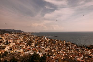 Castello di Arechi - Blick auf die Altstadt