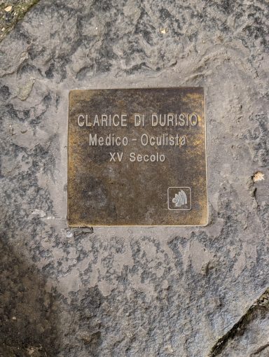 Clarice di Durisio - Medico - Oculista - XV Secolo