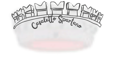 Wappen vom Ort: Casaletto Spartano Swallowtail Merlons | Schwalbenschwanzzinnen in Süditalien | Wappen vom Ort: Casaletto Spartano