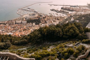 Castello di Arechi mit Hafenblick