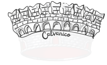 Wappen vom Ort: Calvanico Swallowtail Merlons | Schwalbenschwanzzinnen in Süditalien | Wappen vom Ort: Calvanico