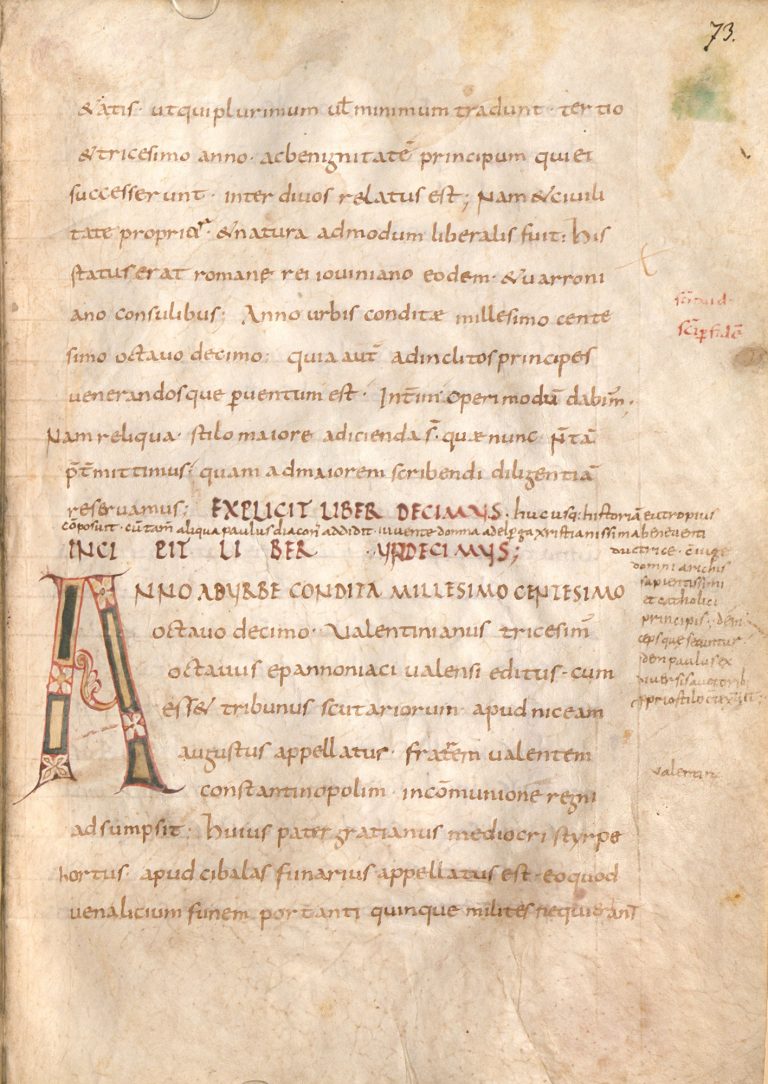Paulus Diaconus - Historia Romana - BSB Clm 3516 Paulus Diaconus - Historia Romana - BSB Clm 3516