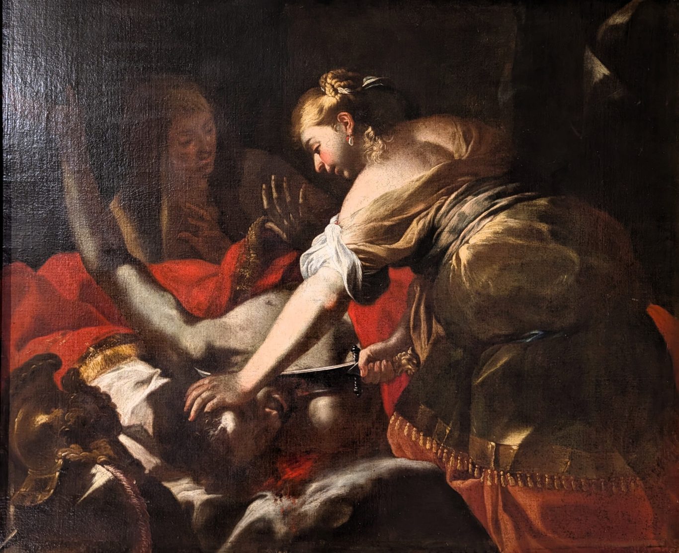 "Judith und Holofernes" - "Giuditta e Oloferne - "Giuditta con la testa di Oloferne" Museo Diocesano San Matteo in Salerno: "Judith und Holofernes" - "Giuditta e Oloferne - "Giuditta con la testa di Oloferne"
