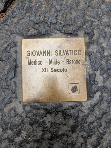 Giovanni Silvatico - Medico - Milite - Barone - XII Secolo