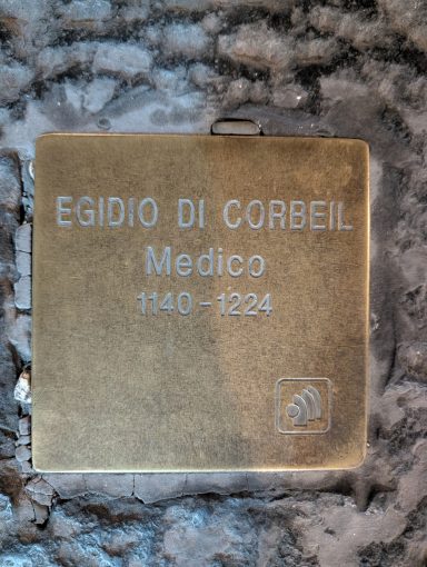 Egidio di Corbeil - Medico - XII - XIII Secolo
