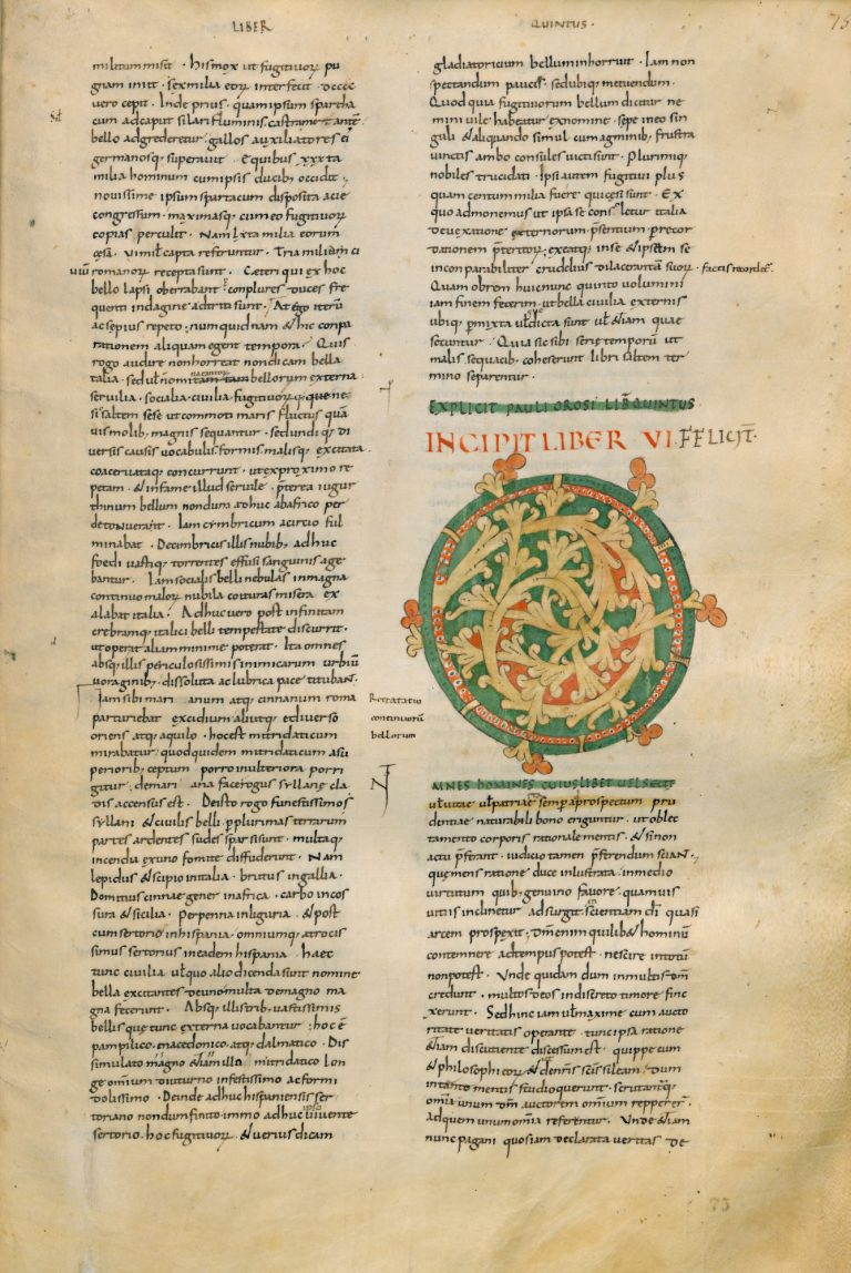 Biblioteca Medicea Laurenziana, Plut.65.35 - Folio 75r Biblioteca Medicea Laurenziana, Plut.65.35 - folio 75r