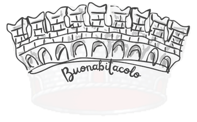 Wappen vom Ort: Buonobitacolo Swallowtail Merlons | Schwalbenschwanzzinnen in Süditalien | Wappen vom Ort: Buonobitacolo