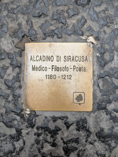 Alcadino di Siracusa - Medico - Filosofo - Poeta - XII - XIII Secolo